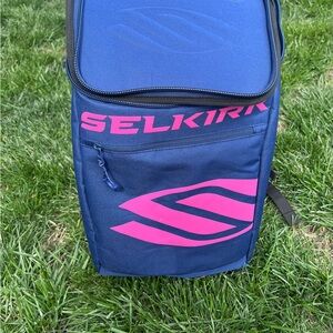 Selkirk Blue and Pink Tour Pickleball Backpack